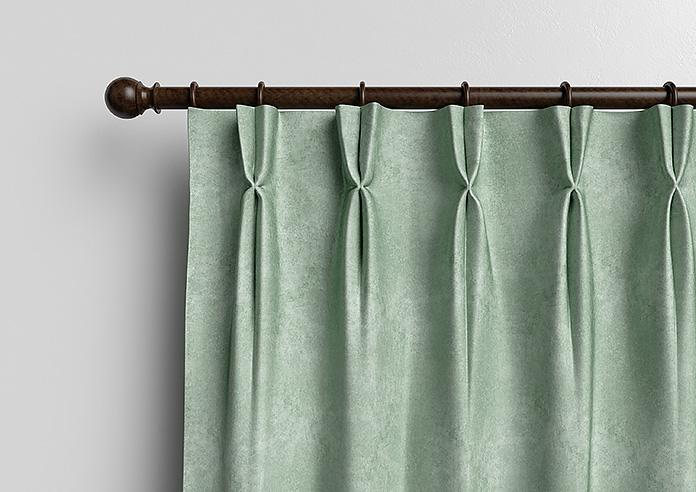 Florence Faux Suede, Light Jade - Made to Measure Curtains - Image 12